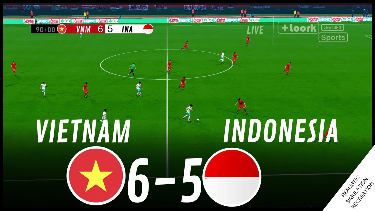 Indonesia vs Vietnam U23 Laga Sengit di Piala AFF U-23