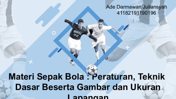 Materi Sepak Bola Kelas 10